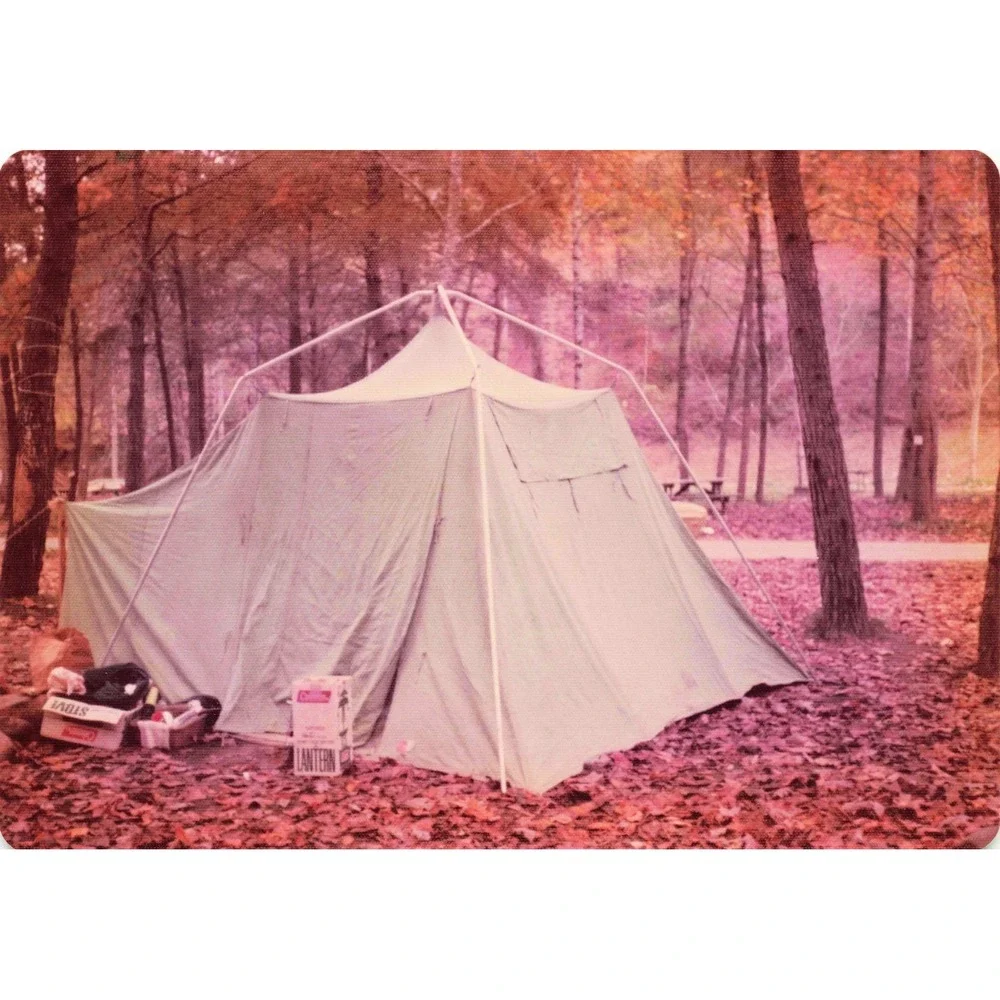 Vintage 1970s Great Smoky Mountains Camping Trip Lot of 9 Photos 3.5x5 - Picture 4 of 9